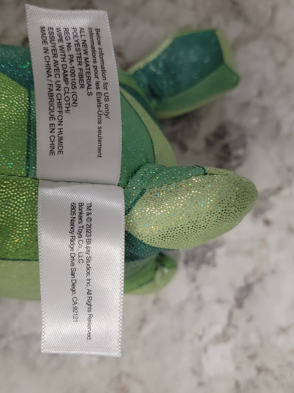Aphmau MeeMeows Green Gem Crystal Cat Plush Sparkle 2023 Bonkers Toys 6" - Picture 4 of 6